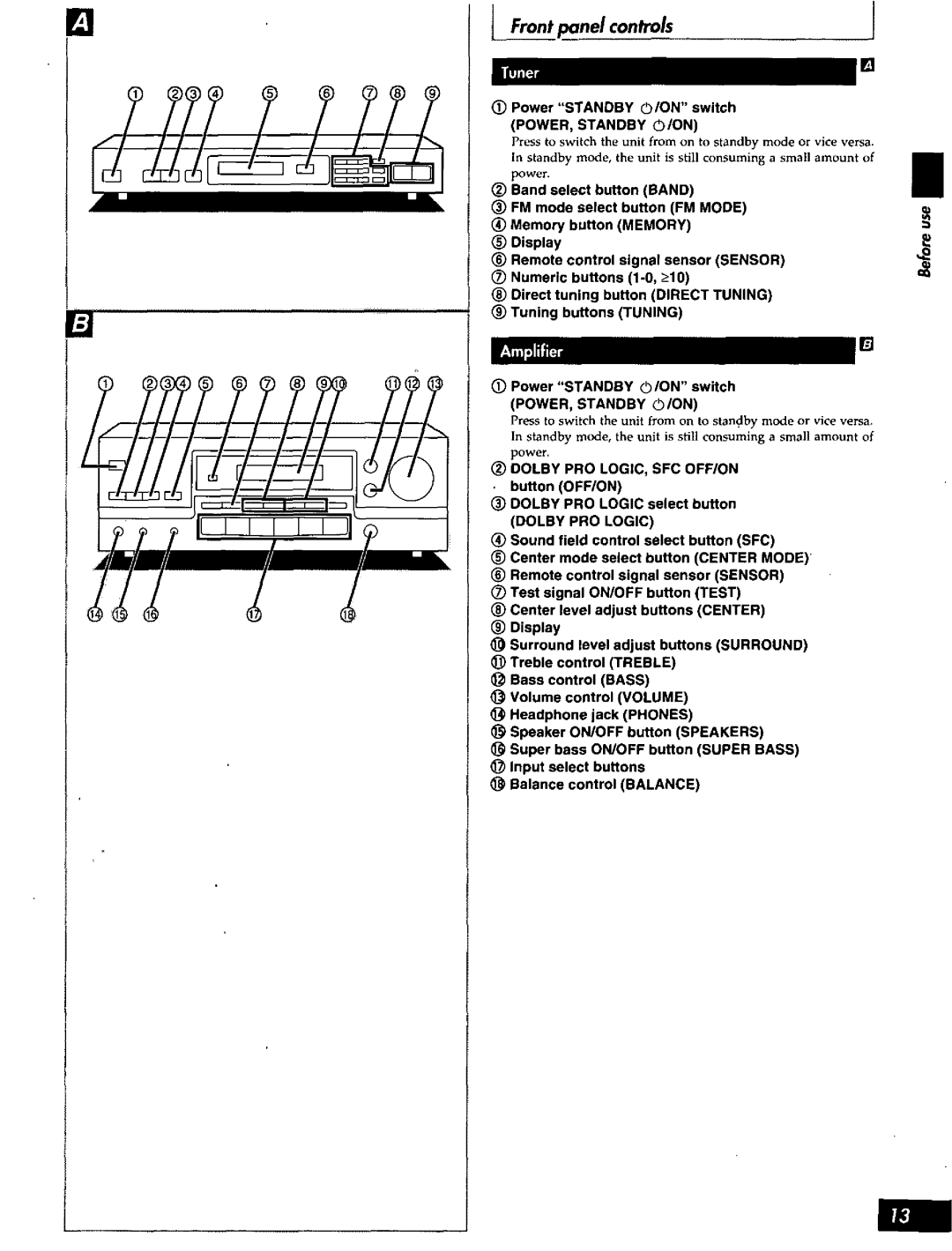 Technics SD-S948, SD-S748, SD-S738 manual 