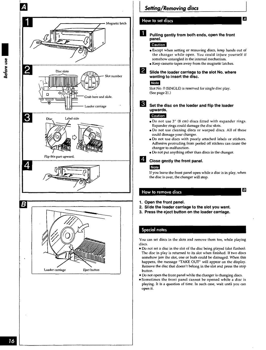 Technics SD-S948, SD-S748, SD-S738 manual 