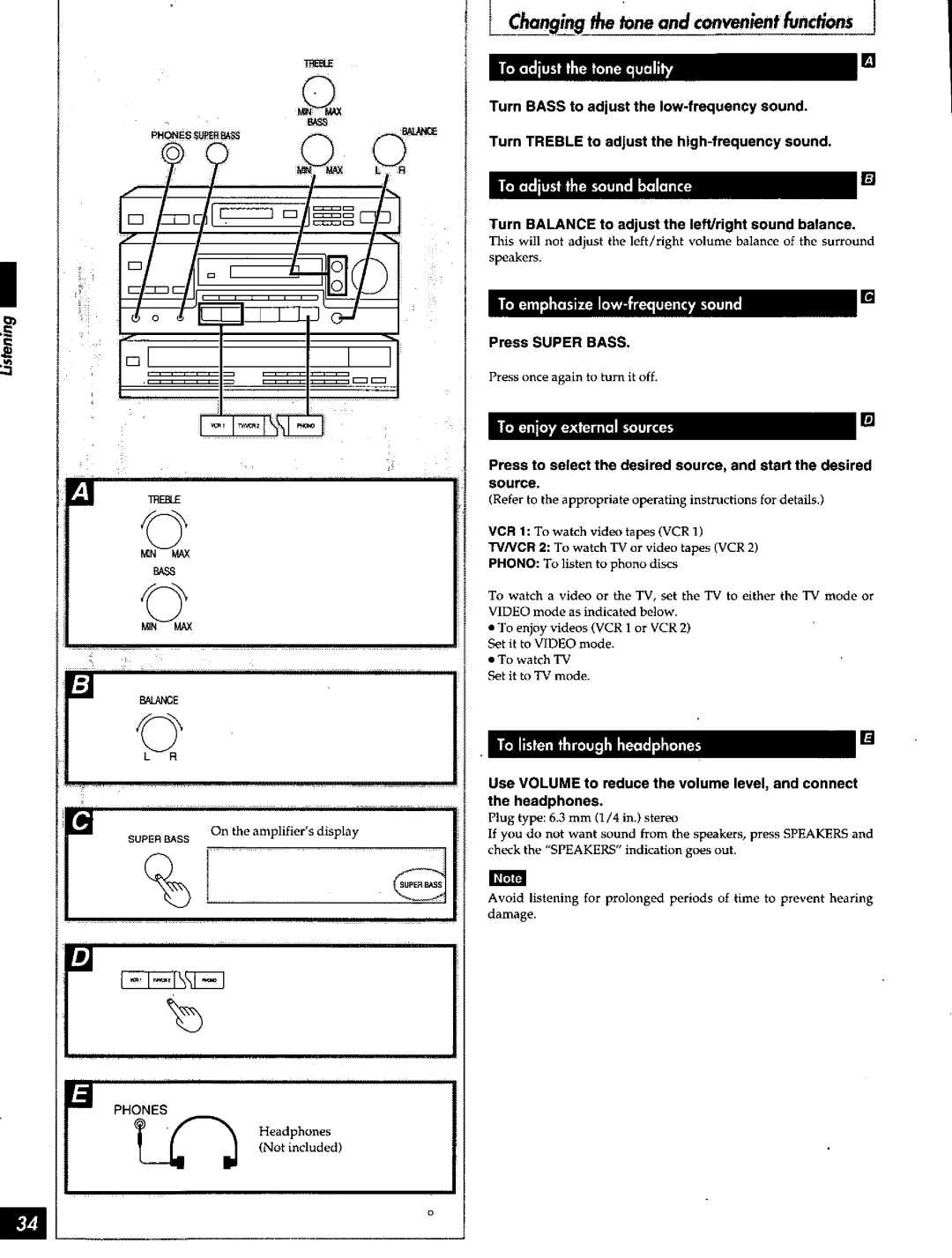 Technics SD-S948, SD-S748, SD-S738 manual 