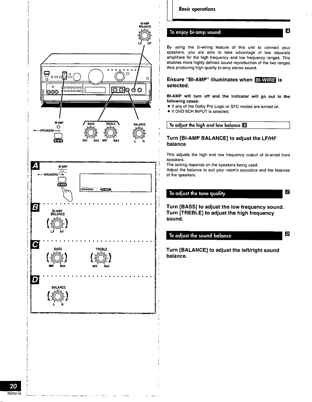 Technics SF-DX7, RQT5110-P manual 