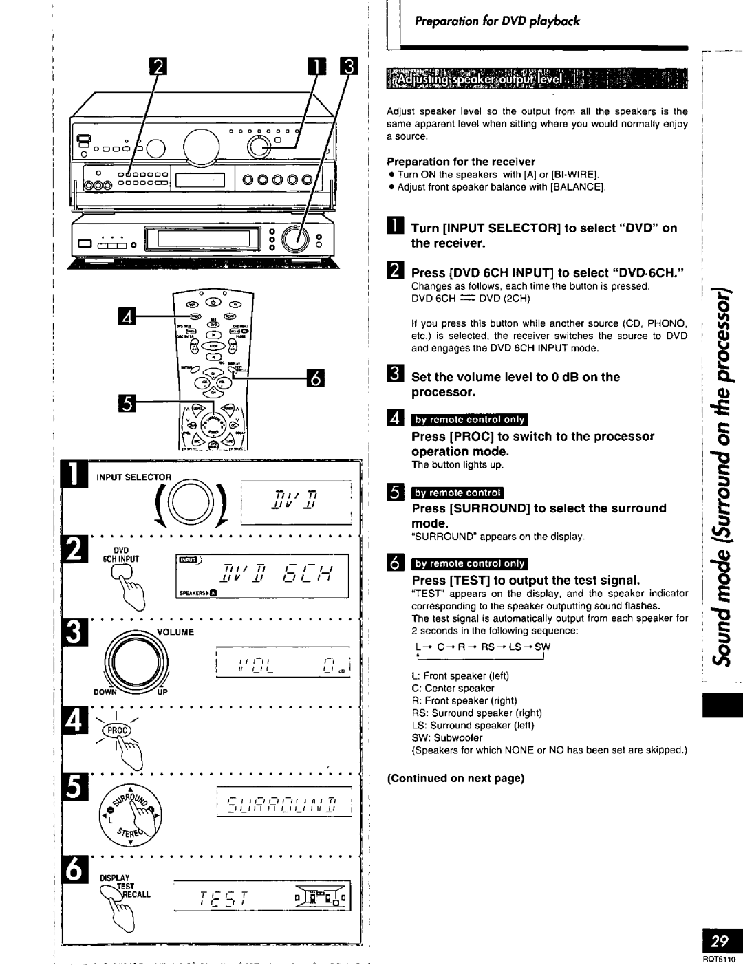 Technics RQT5110-P, SF-DX7 manual 