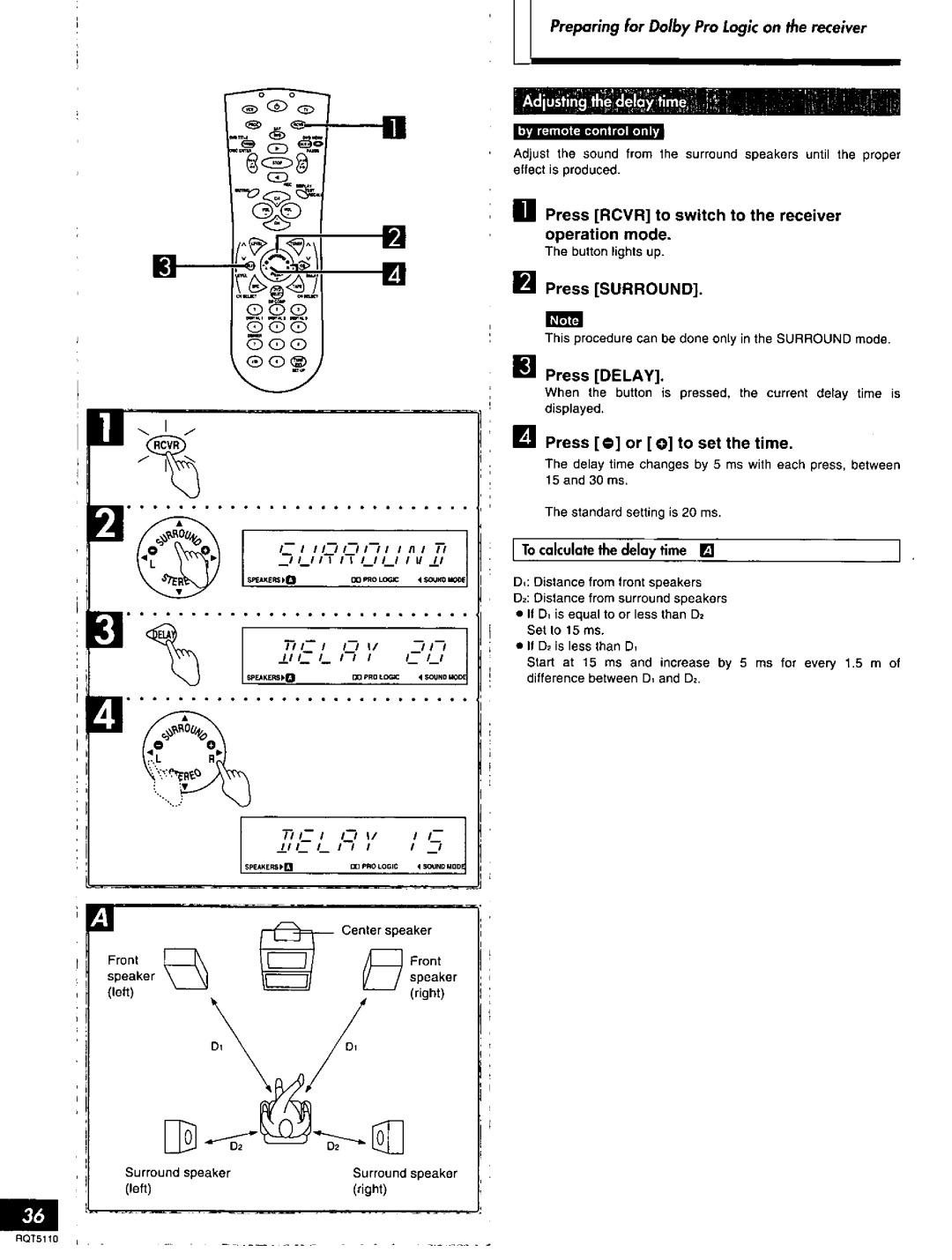 Technics SF-DX7, RQT5110-P manual 