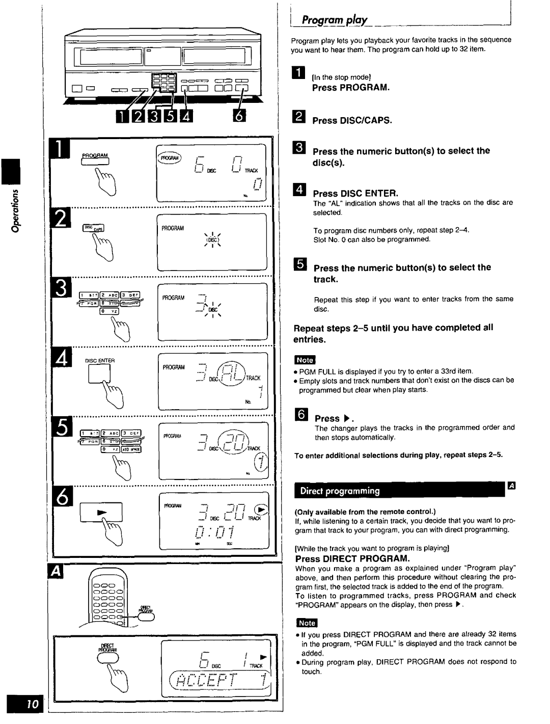 Technics SL-MC6 manual 