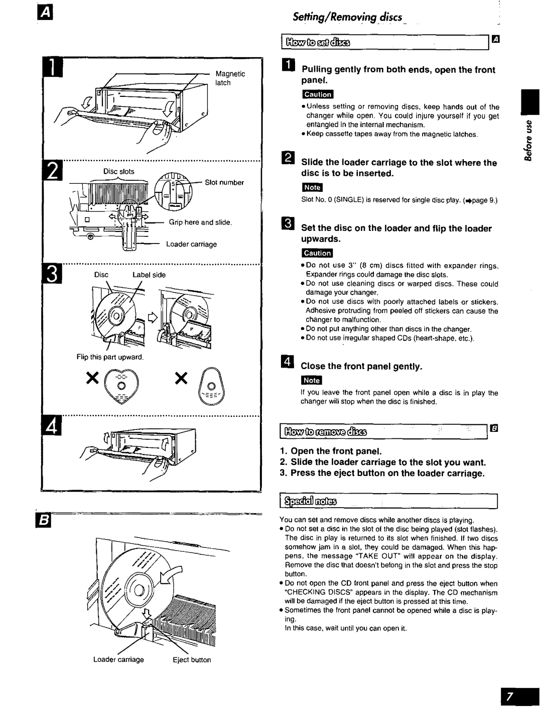 Technics SL-MC6 manual 