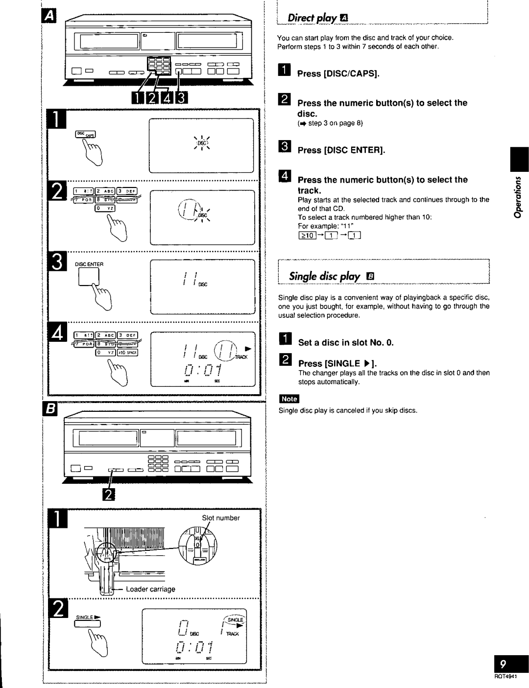 Technics SL-MC4, SL-MC7 manual 