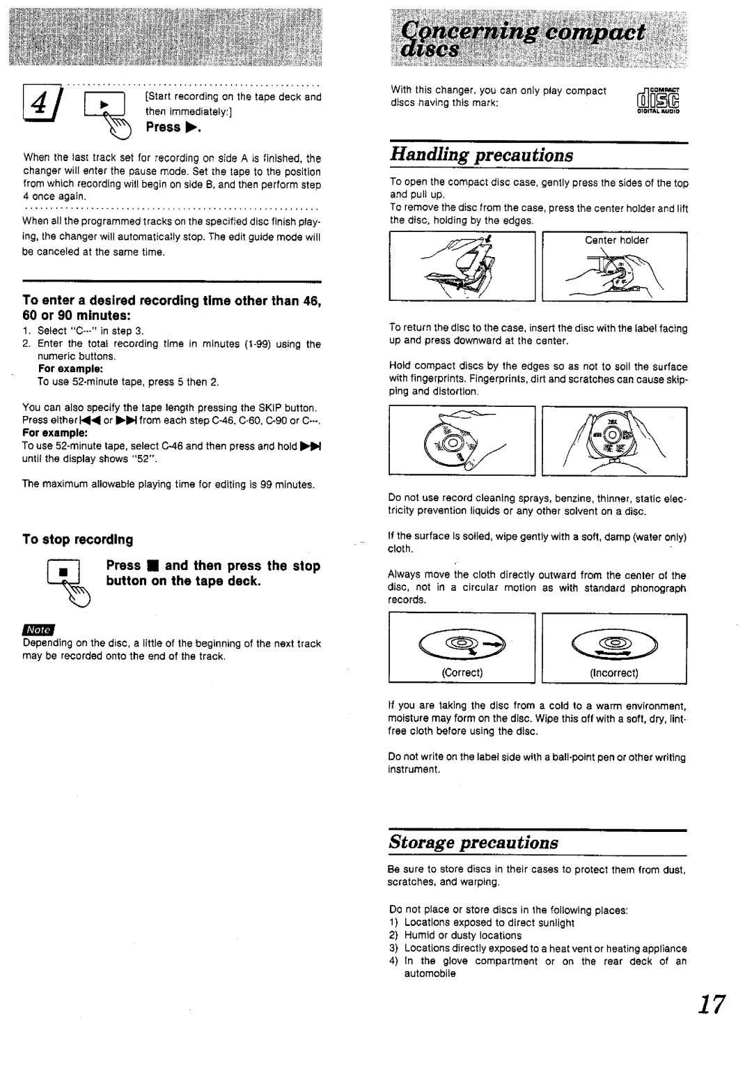 Technics SL-PD867, SL-PD667 manual 