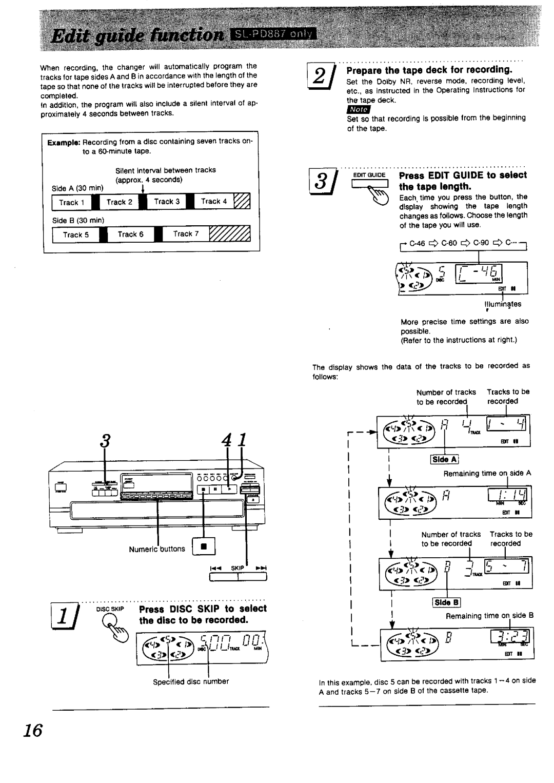 Technics sl-pd887 manual 