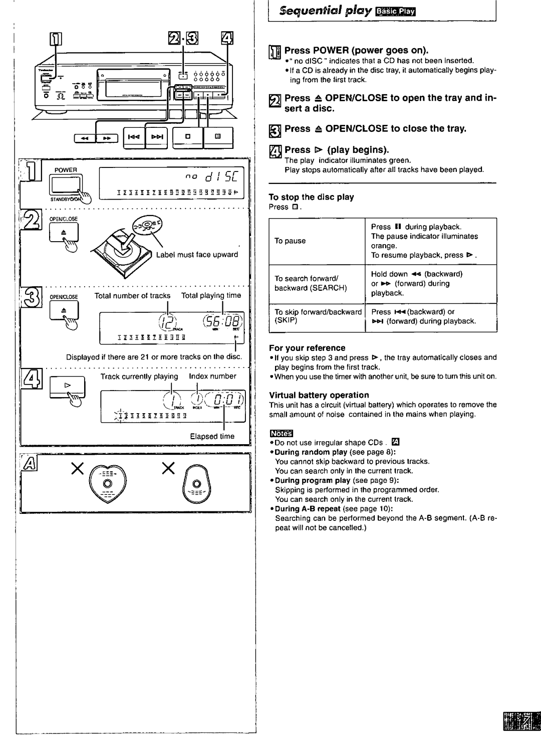 Technics SL-PS770D manual 