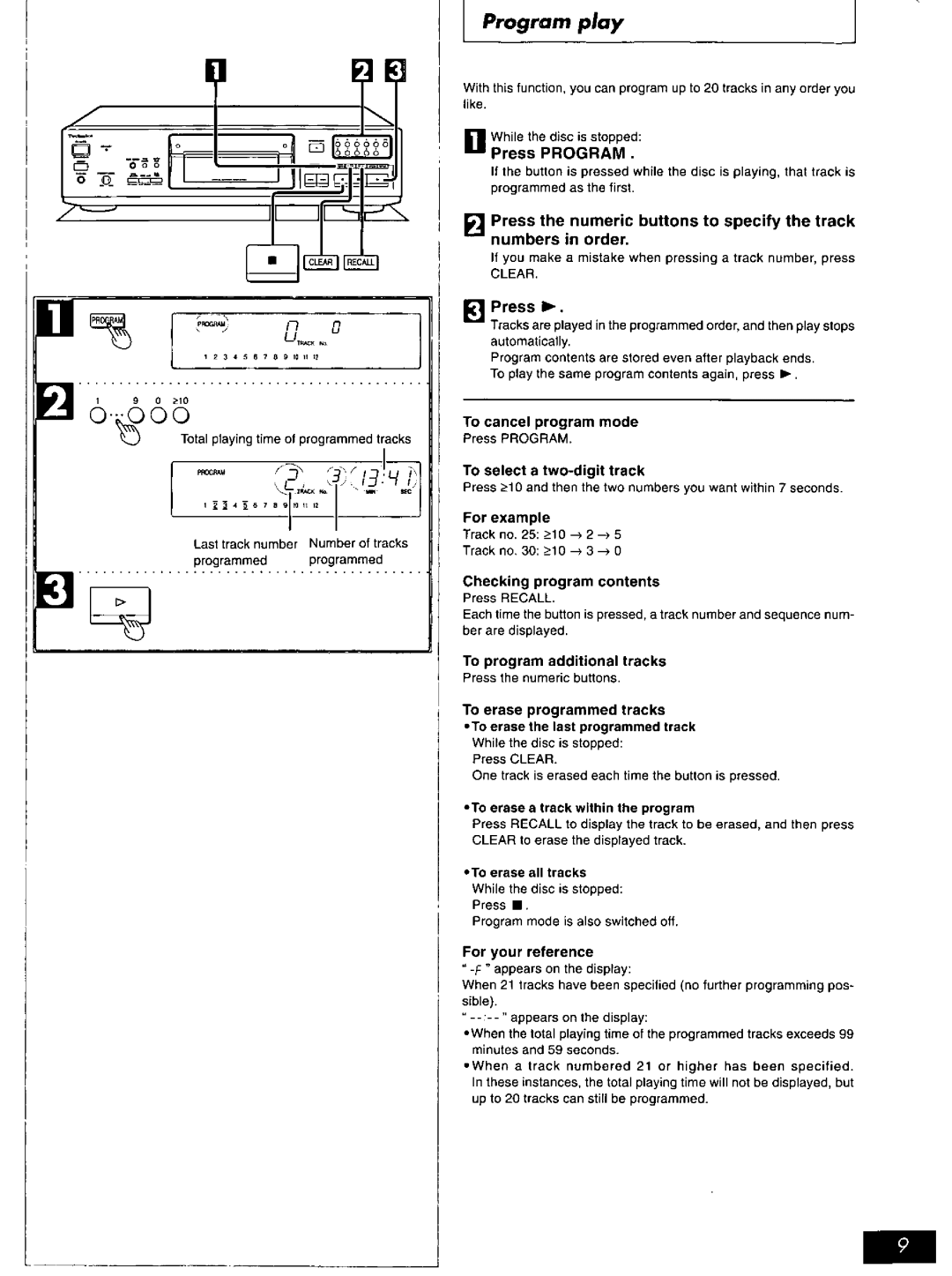 Technics SL-PS770D manual 