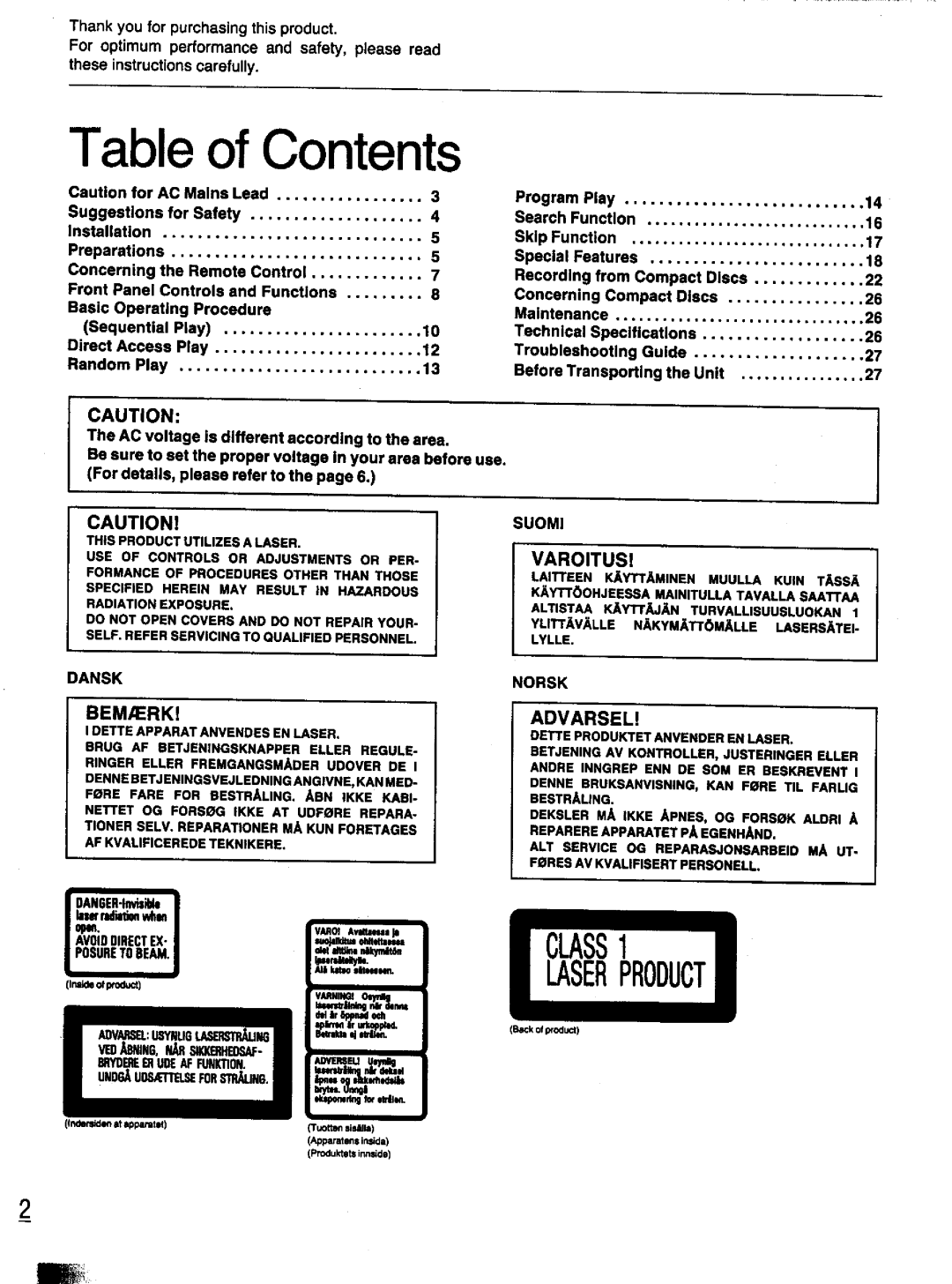 Technics SL-PS840 manual 