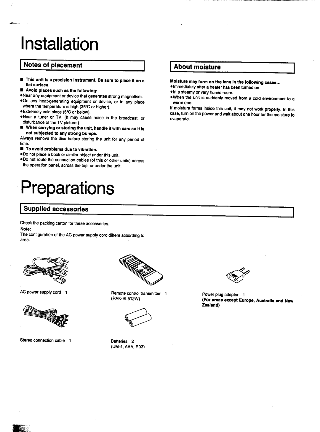 Technics SL-PS840 manual 