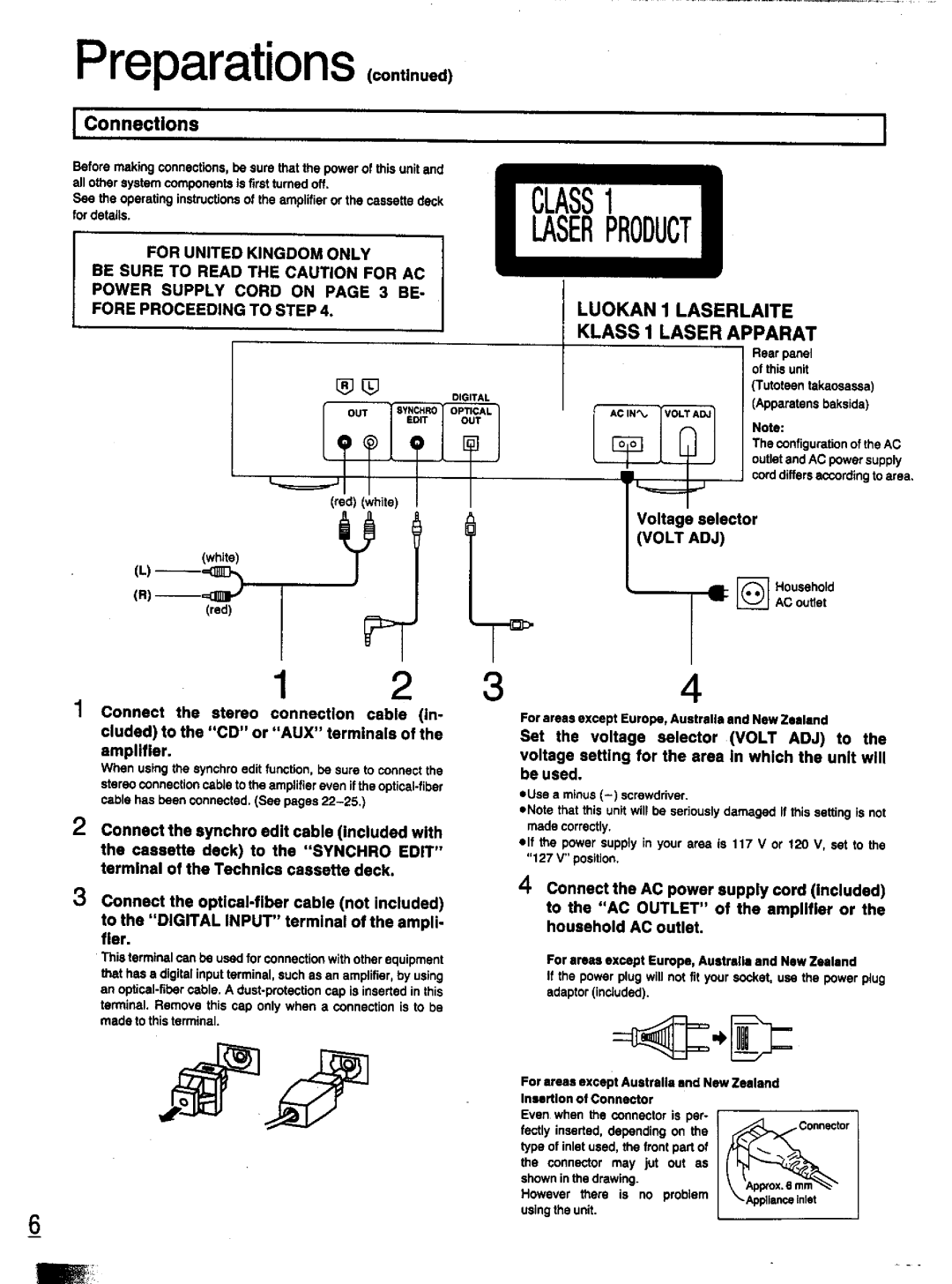 Technics SL-PS840 manual 