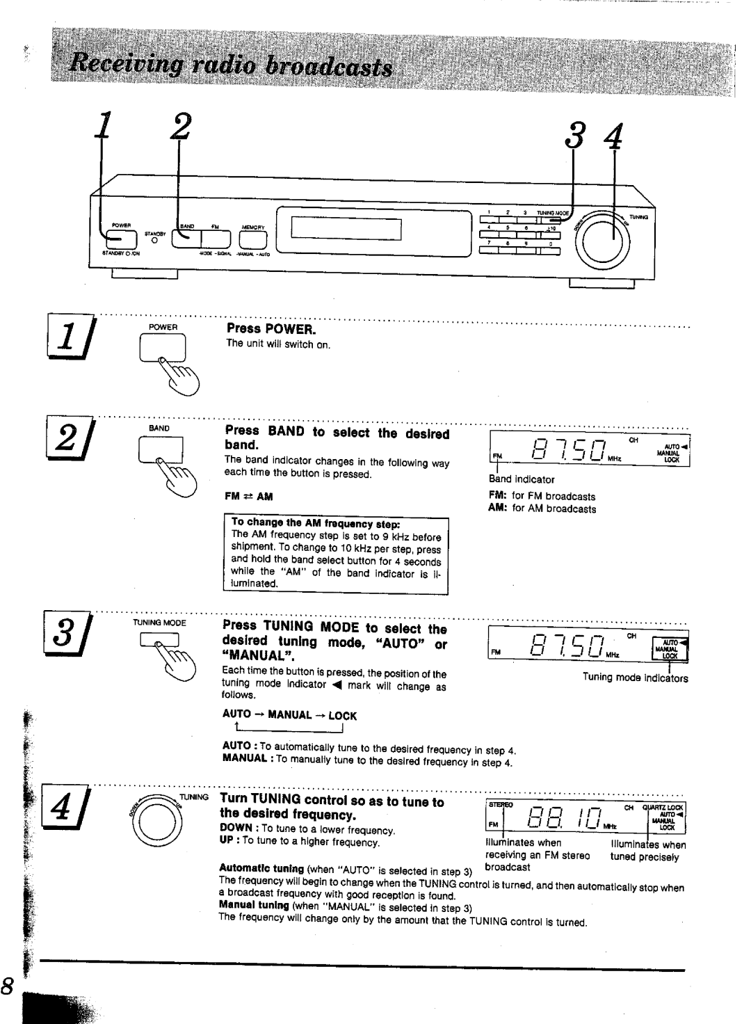 Technics ST-GT350 manual 