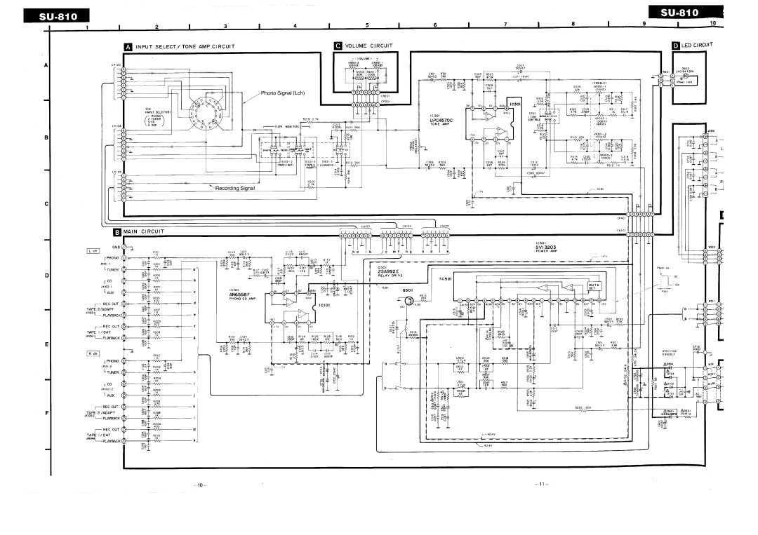 Technics SU-810 manual 