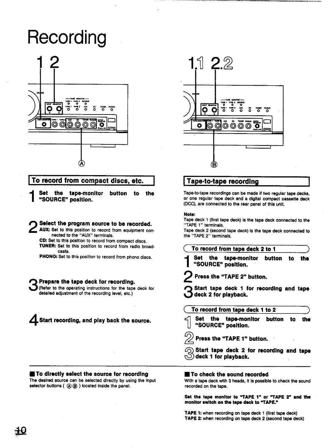 Technics SU-A900 manual 