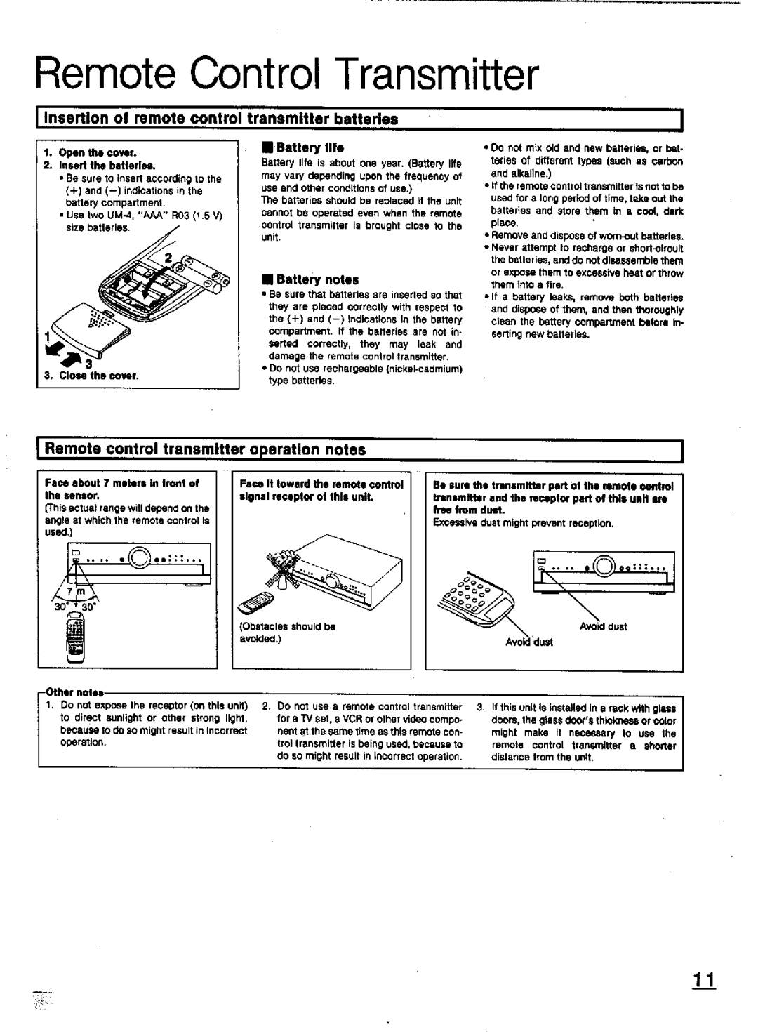 Technics SU-A900 manual 