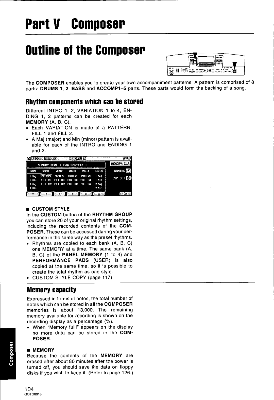 Technics SX-KN6500 manual 