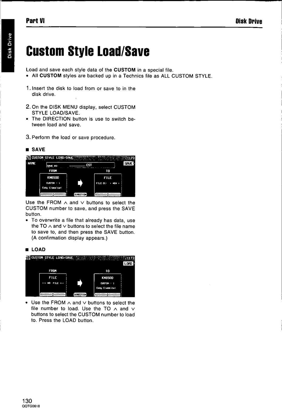 Technics SX-KN6500 manual 