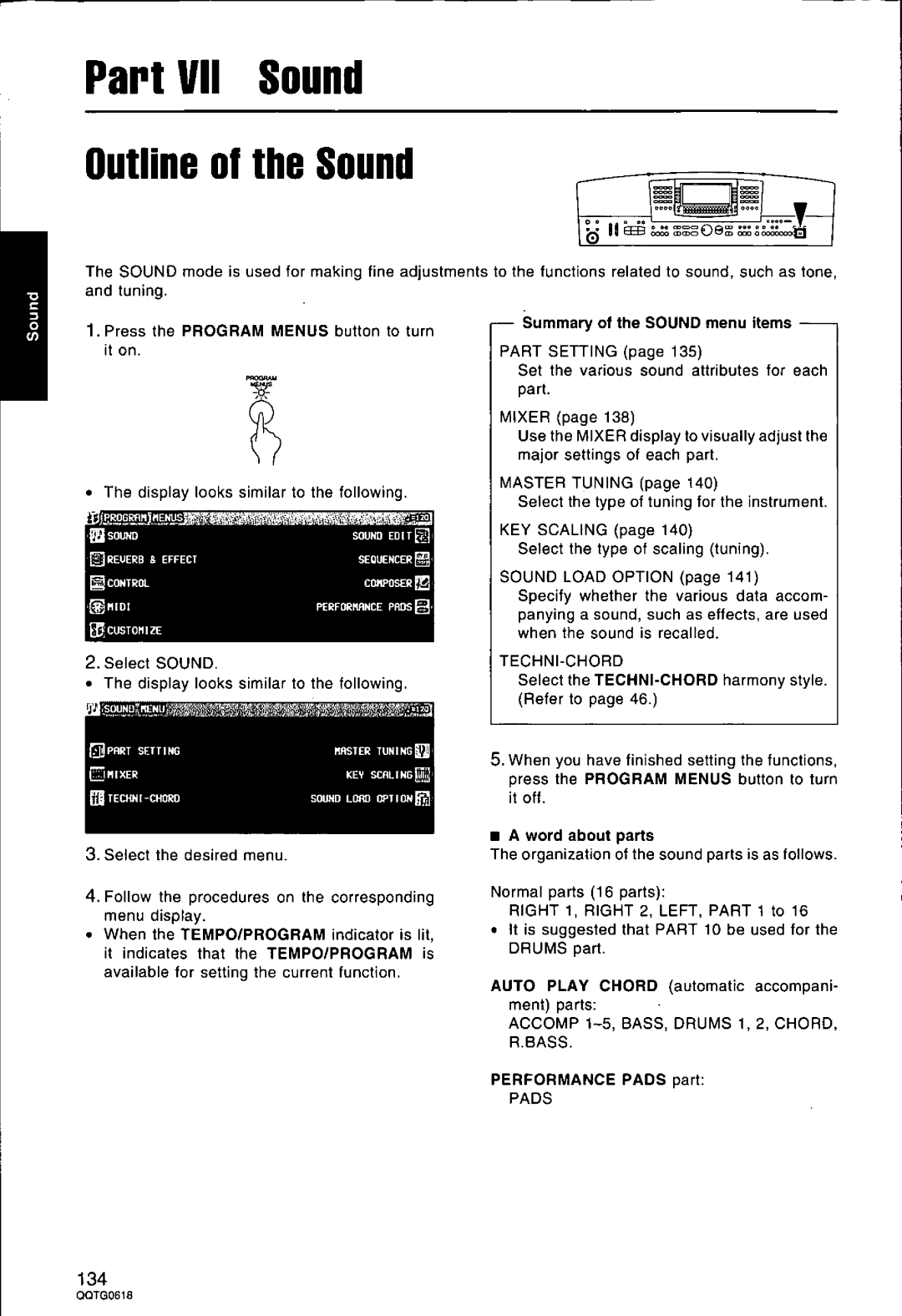 Technics SX-KN6500 manual 