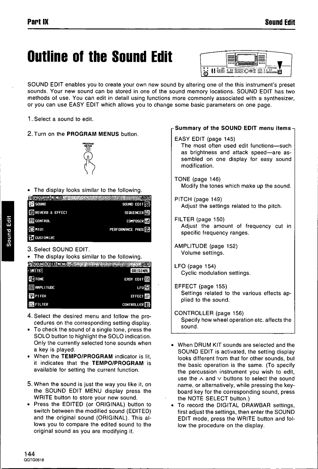 Technics SX-KN6500 manual 