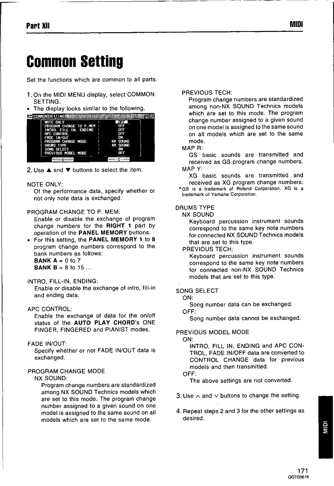 Technics SX-KN6500 manual 