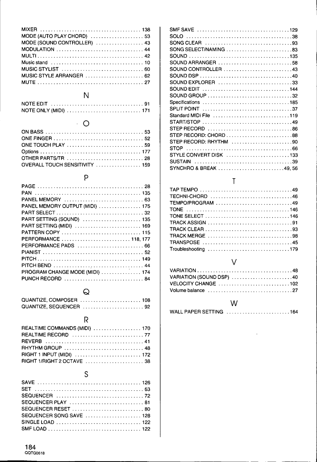 Technics SX-KN6500 manual 