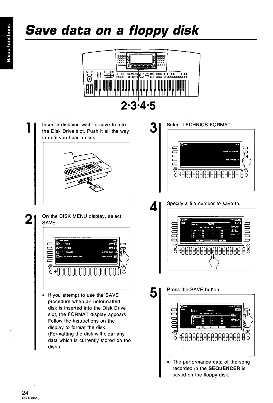 Technics SX-KN6500 manual 