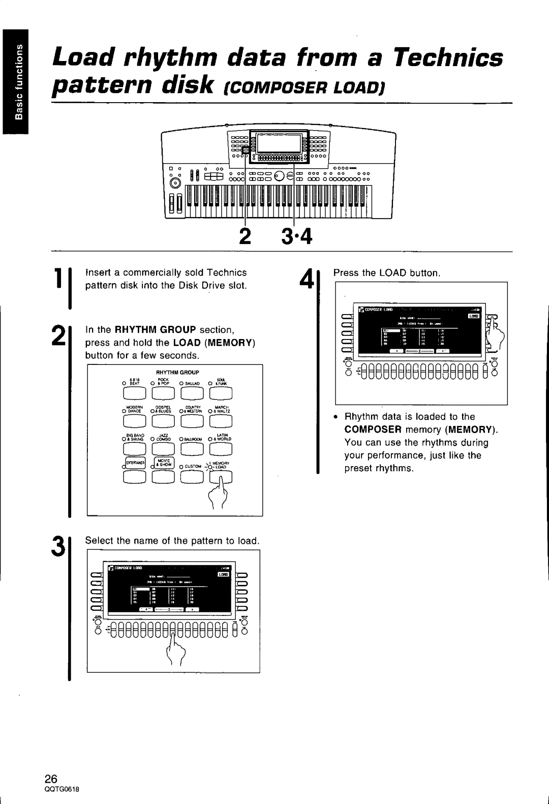 Technics SX-KN6500 manual 