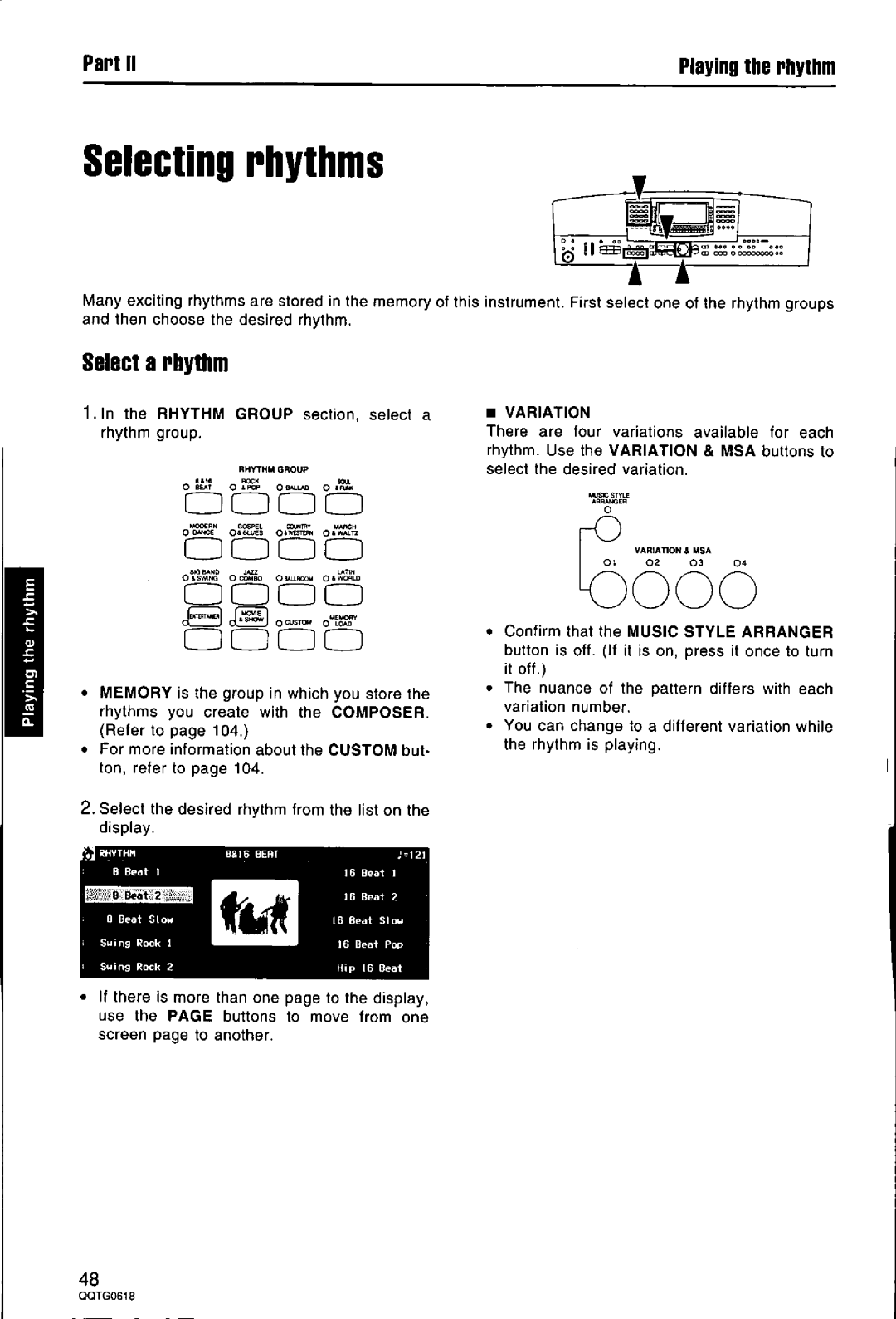 Technics SX-KN6500 manual 