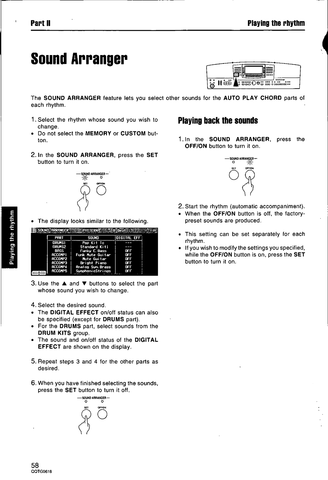 Technics SX-KN6500 manual 