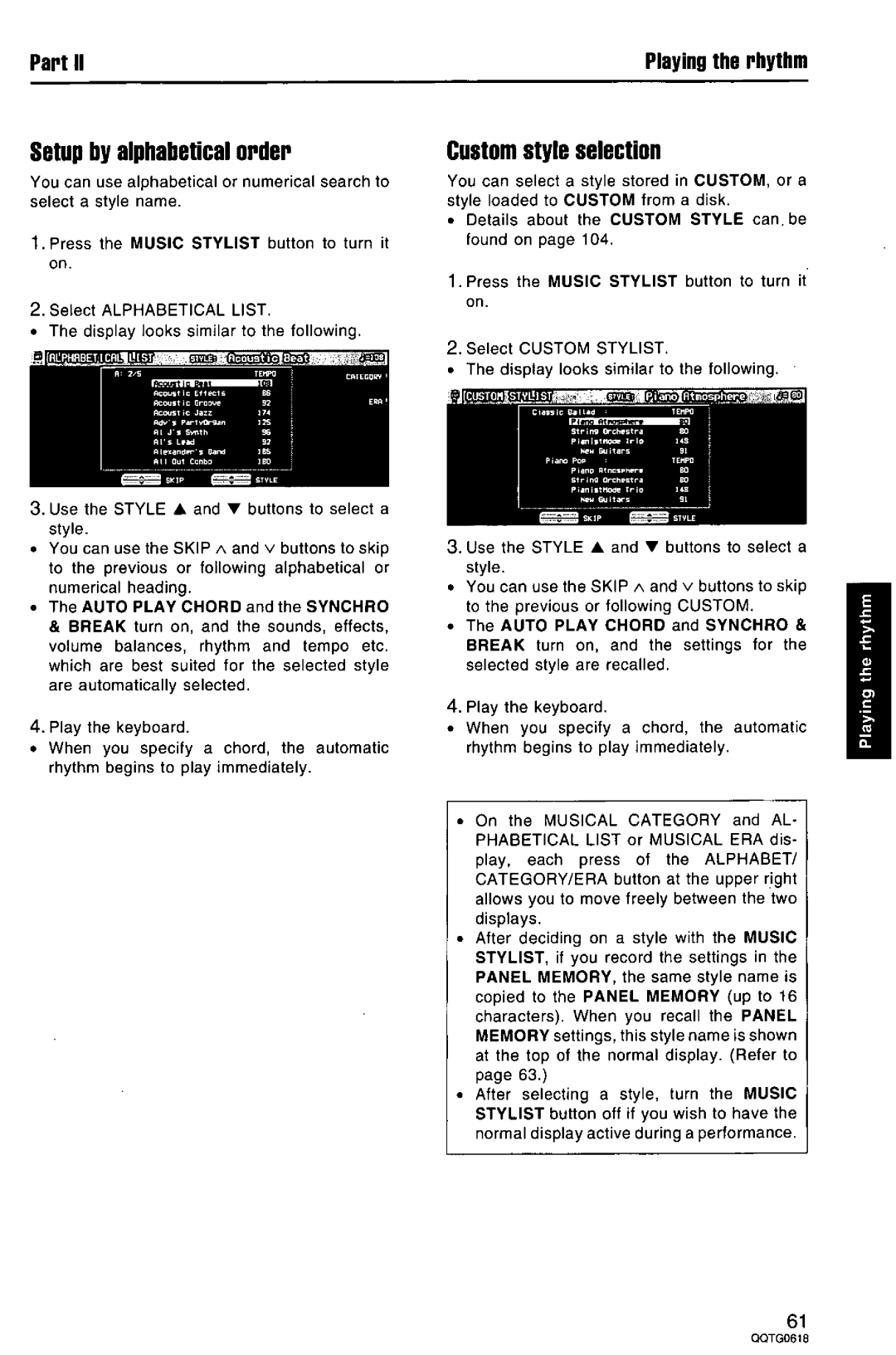 Technics SX-KN6500 manual 