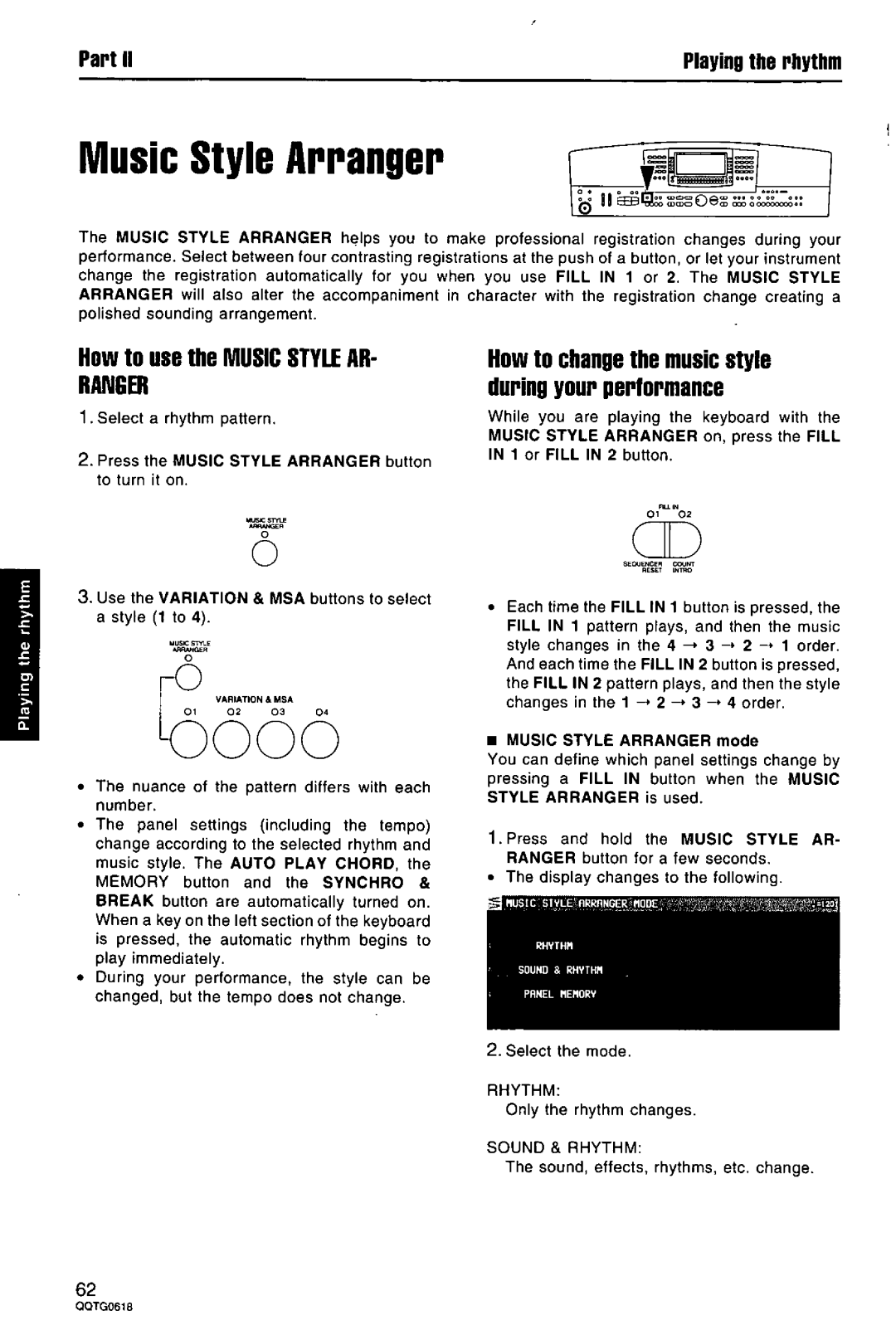 Technics SX-KN6500 manual 