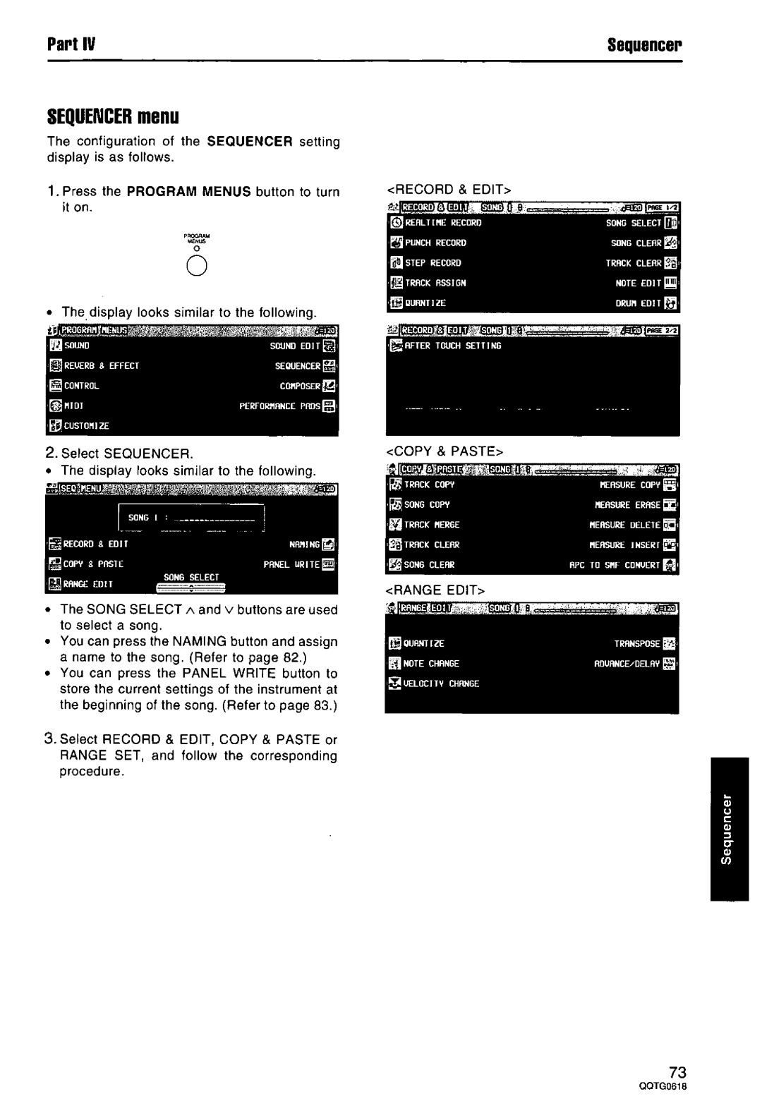 Technics SX-KN6500 manual 