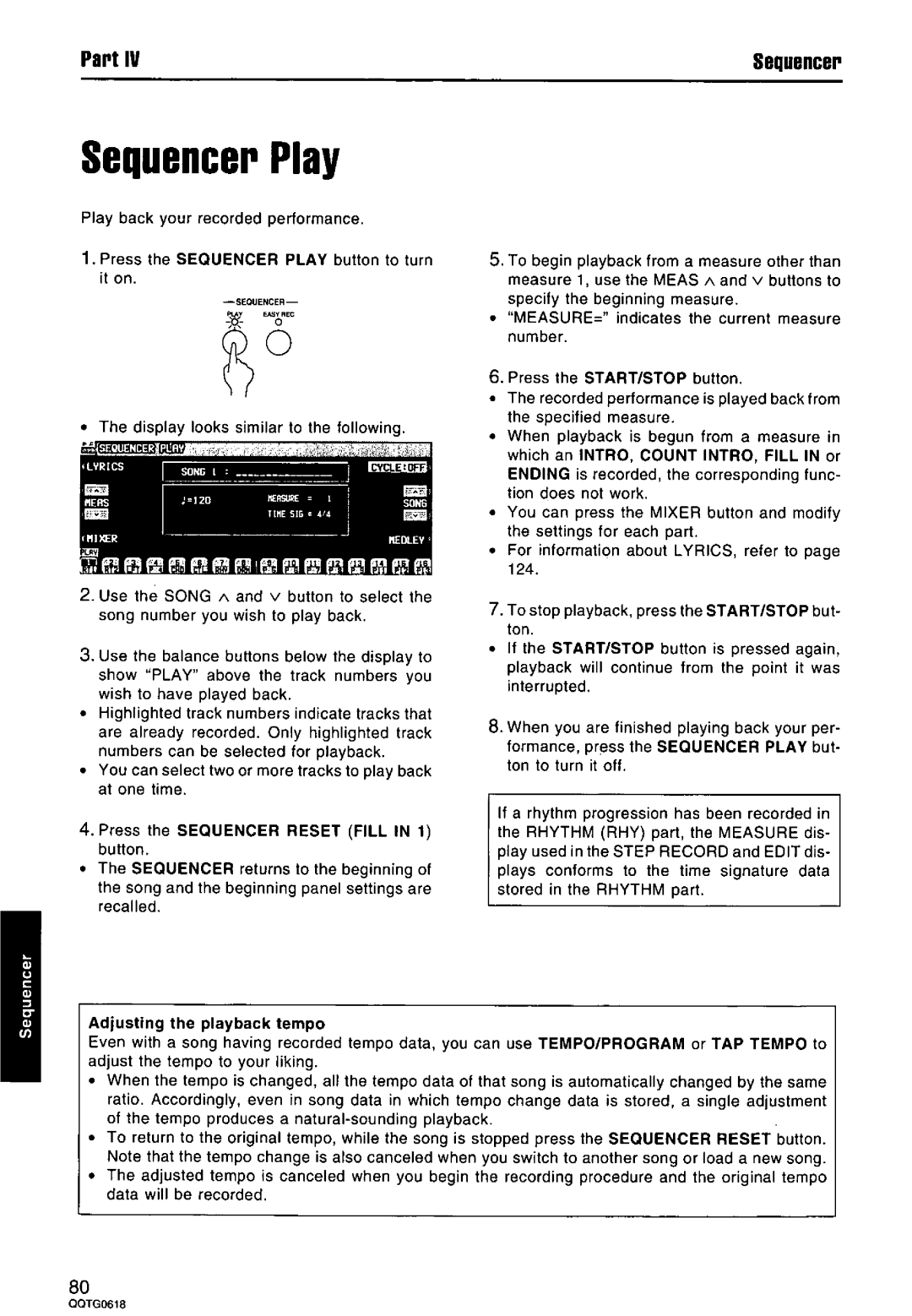 Technics SX-KN6500 manual 