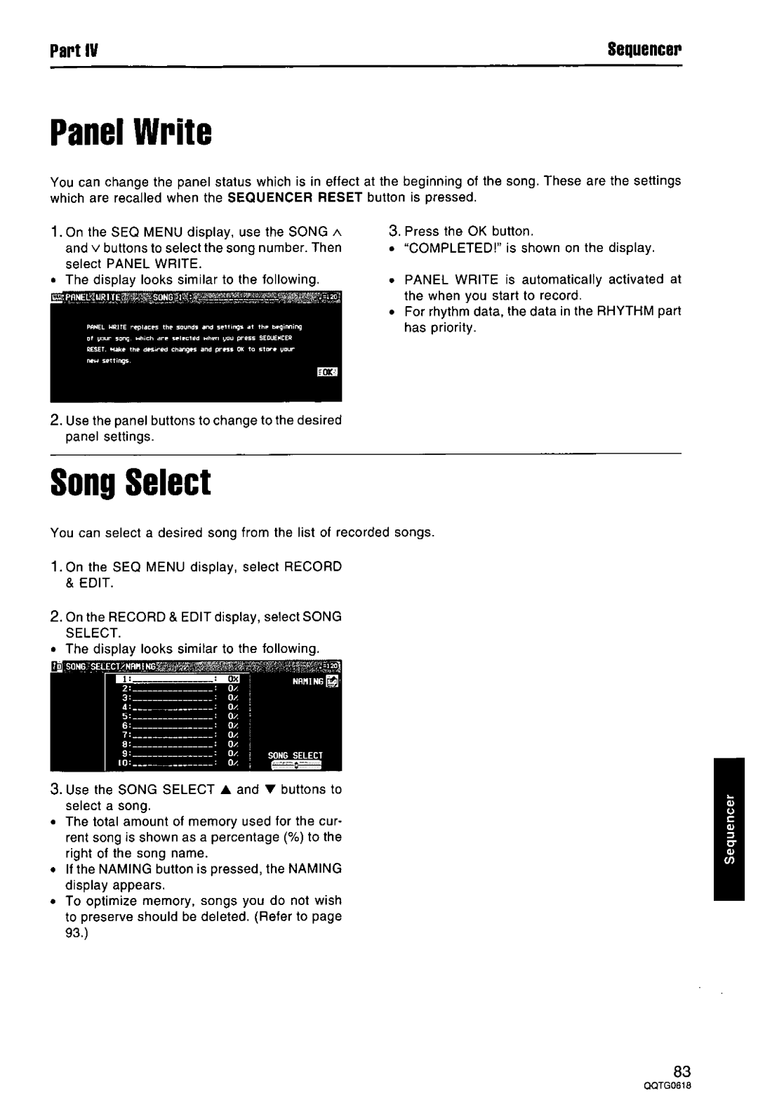 Technics SX-KN6500 manual 