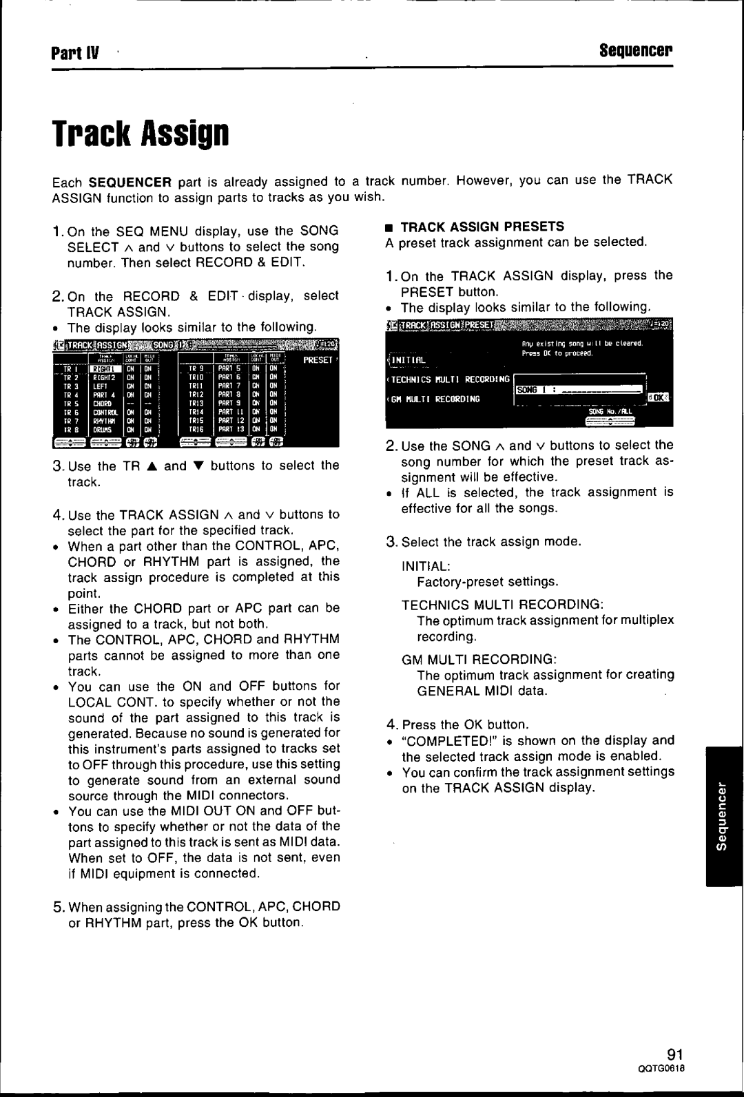 Technics SX-KN6500 manual 