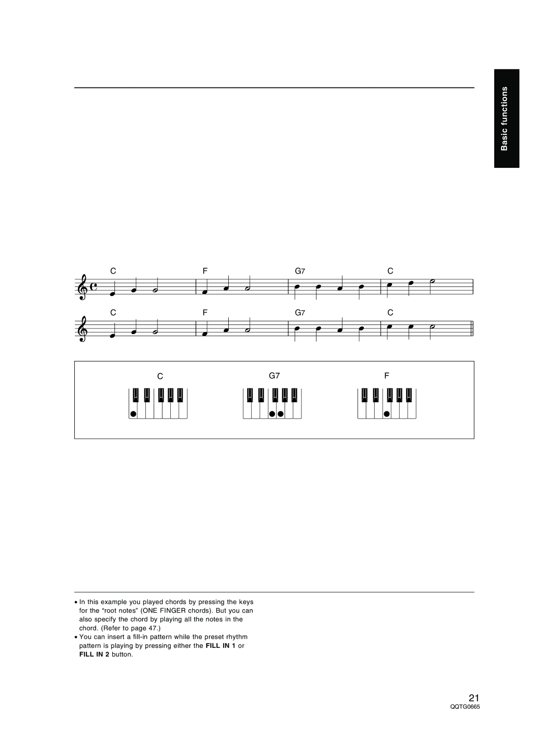 Technics sx-PR804/M, sx-PR604/M operating instructions Basic functions 