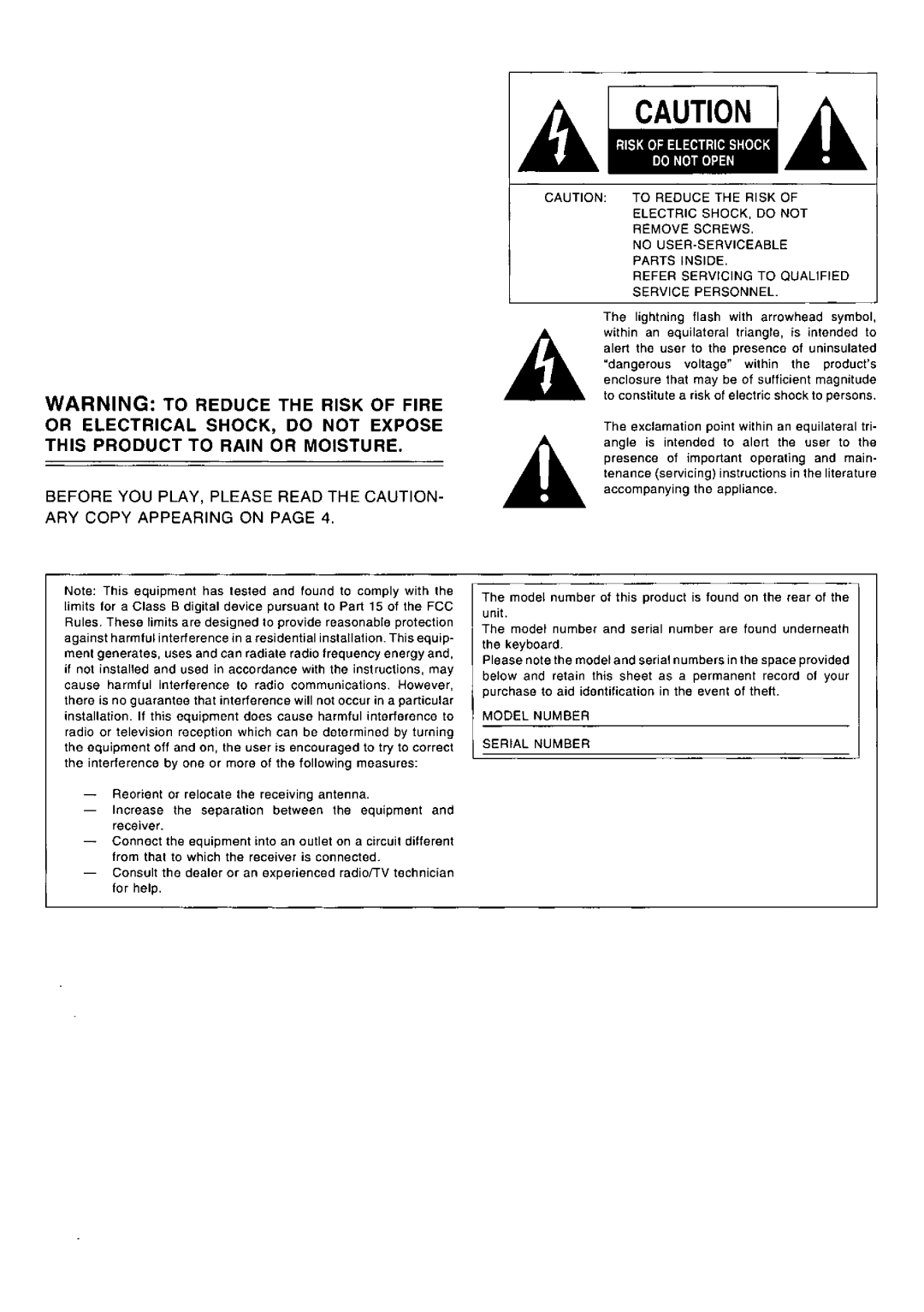 Technics SX-PX332/M manual 