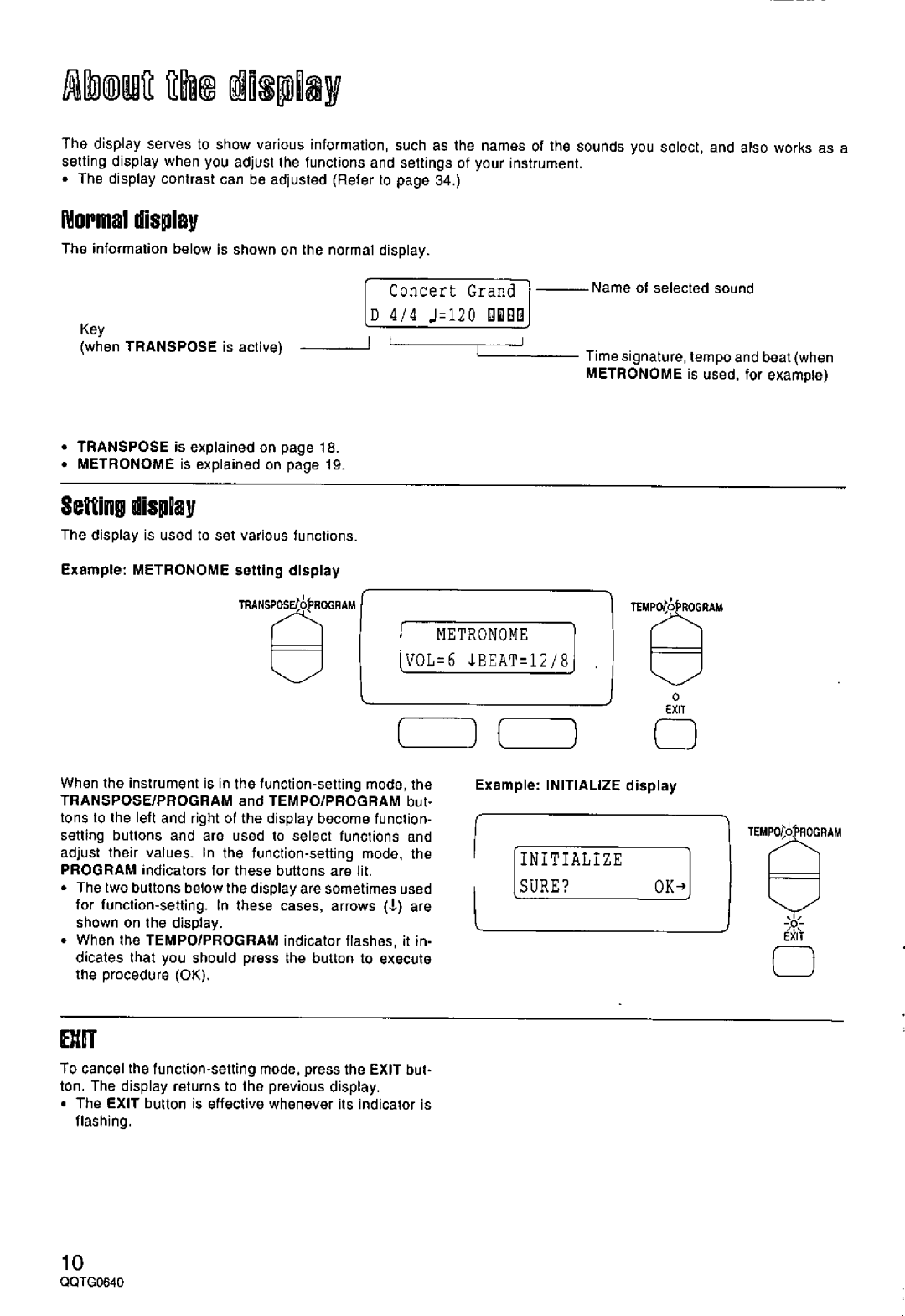 Technics SX-PX665 manual 