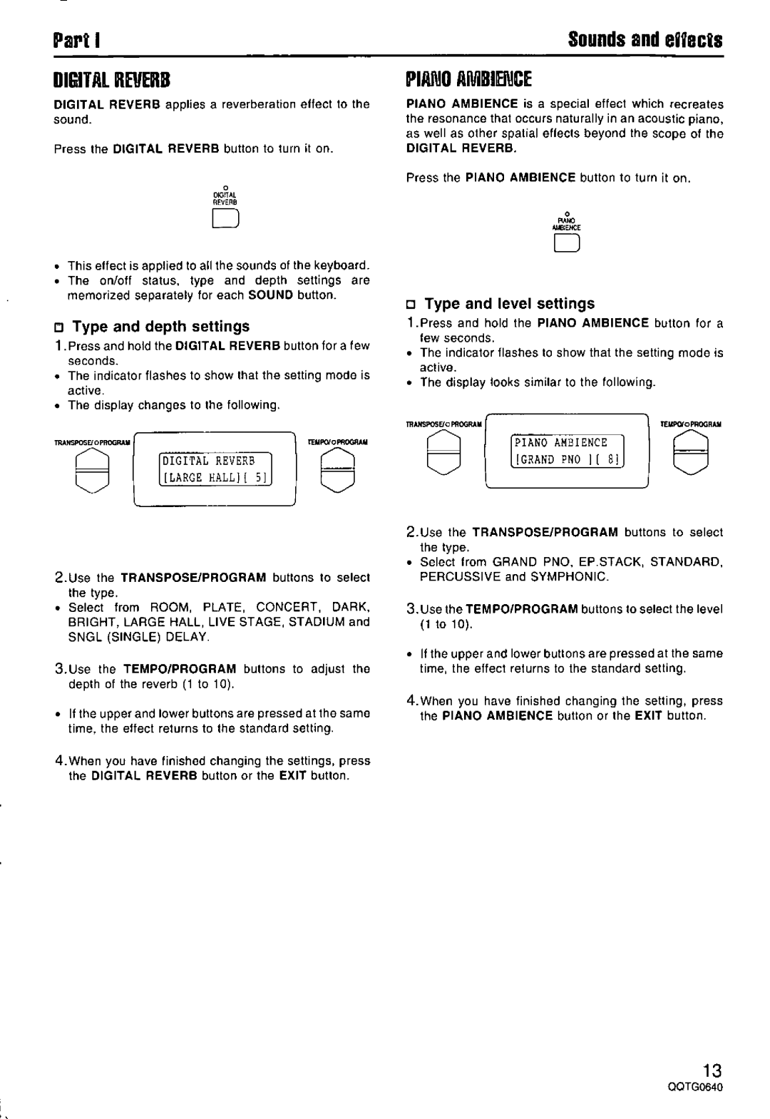 Technics SX-PX665 manual 