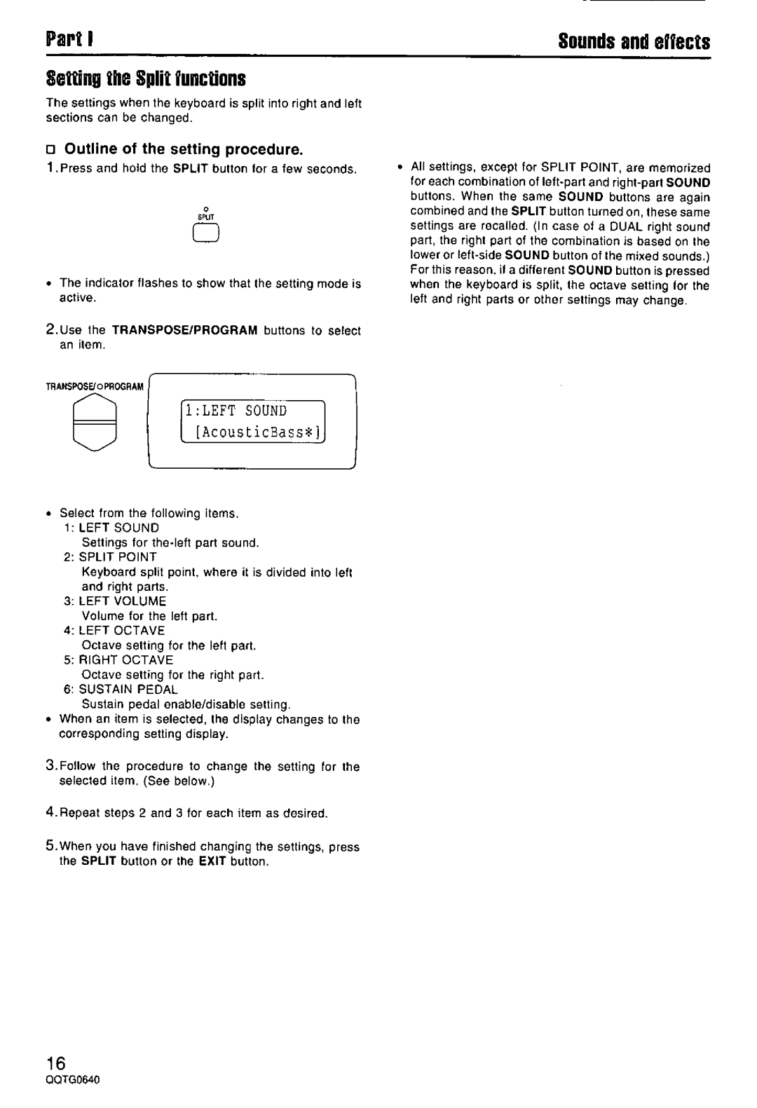 Technics SX-PX665 manual 