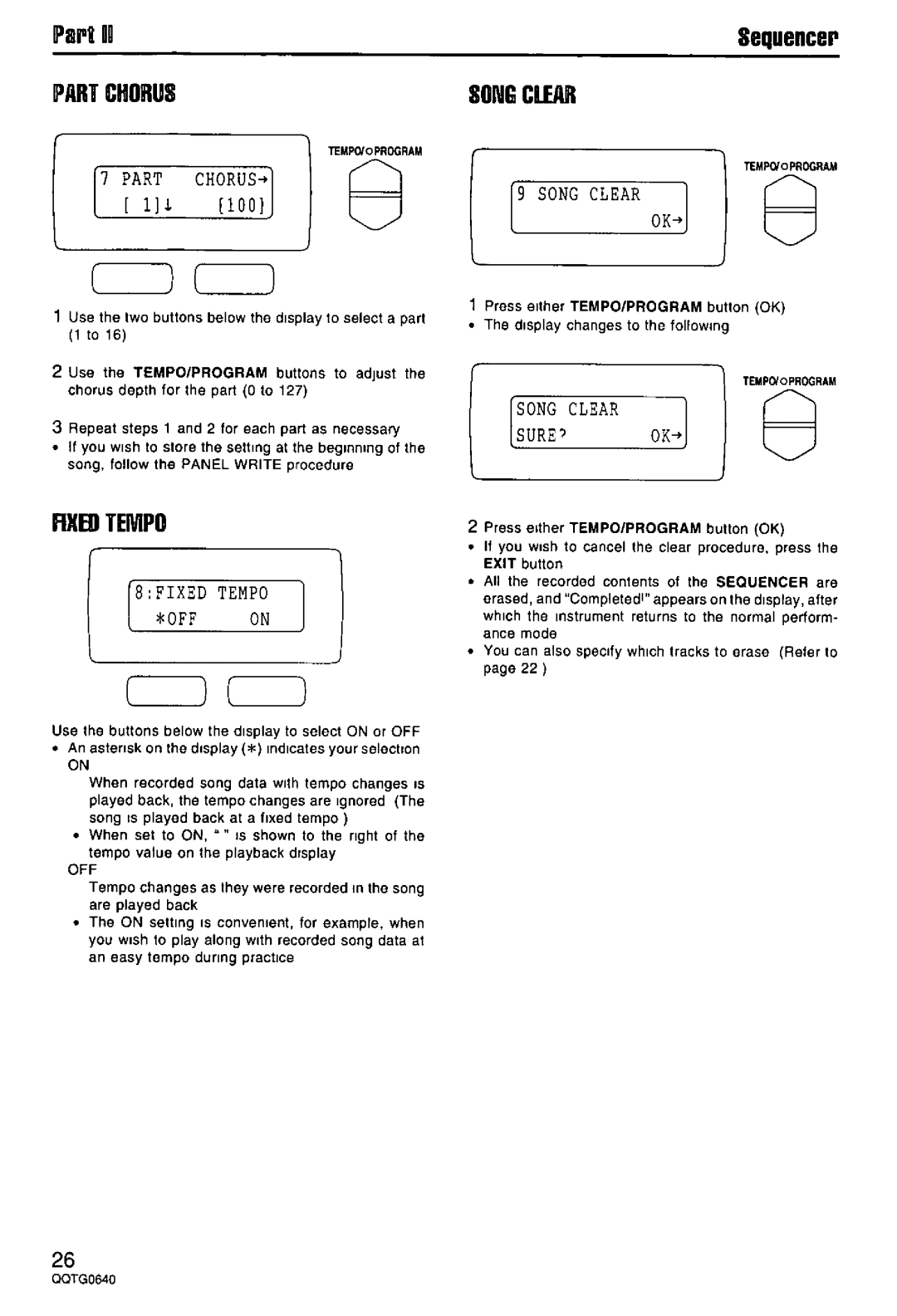 Technics SX-PX665 manual 