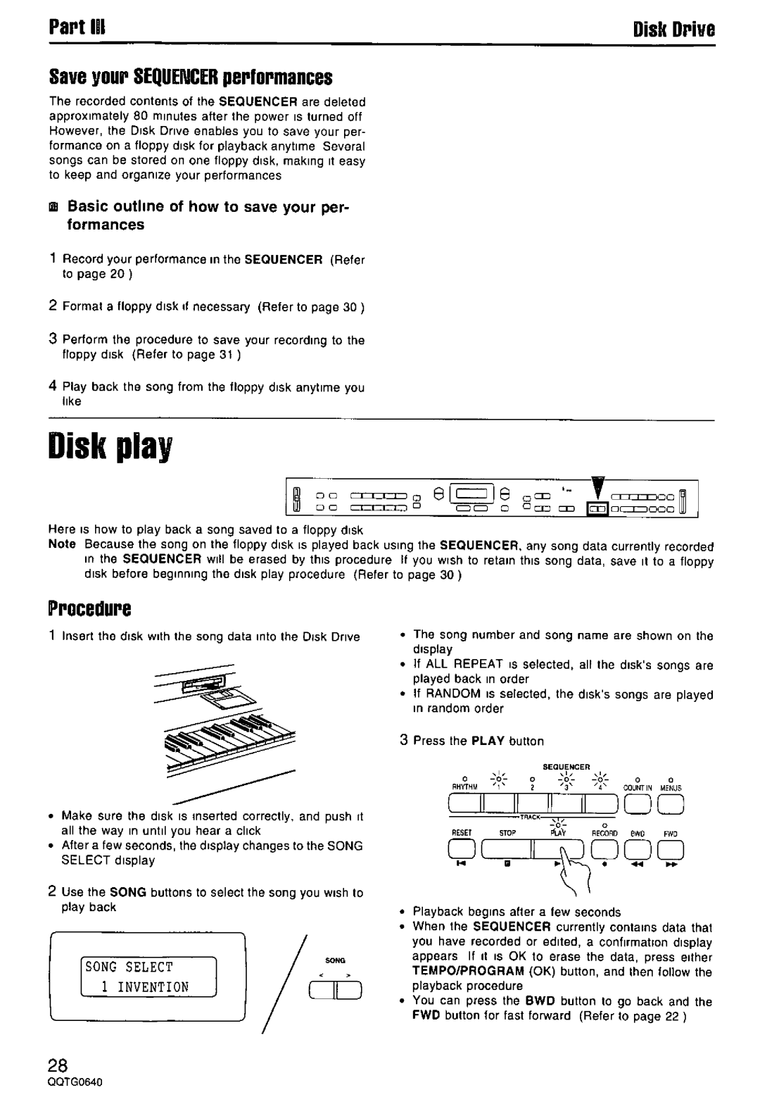 Technics SX-PX665 manual 