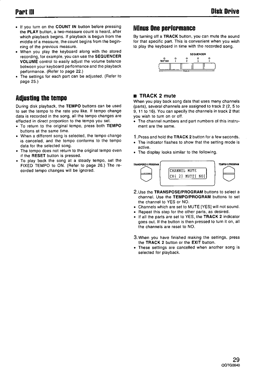 Technics SX-PX665 manual 