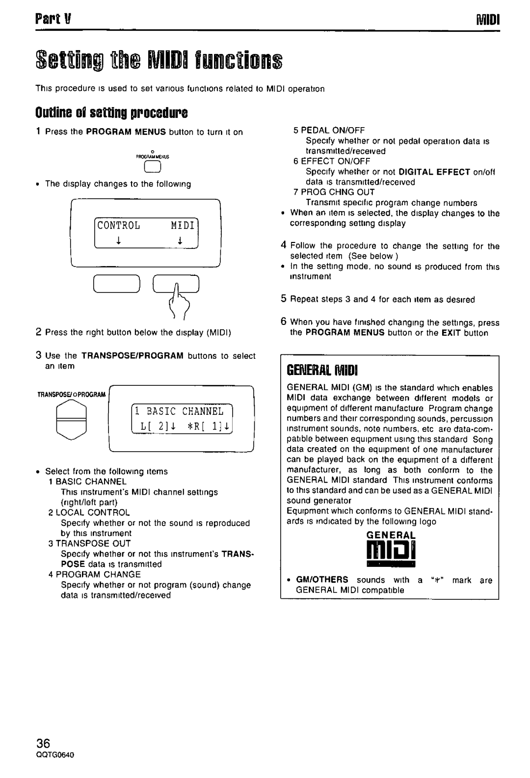 Technics SX-PX665 manual 