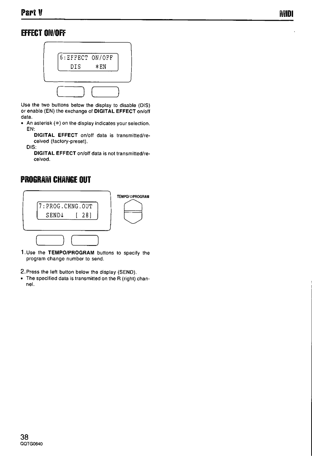 Technics SX-PX665 manual 