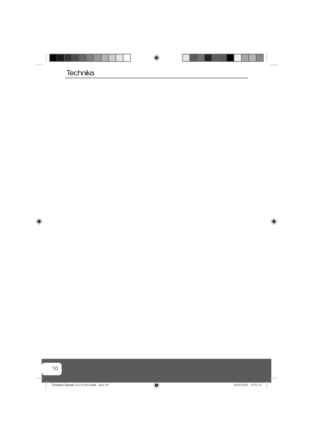 Technika 19-208E, 19-208WE, 22-208WE, 22-208E manual TEchnika Manual 22-14-1914.indd Sec110 03/02/2010 