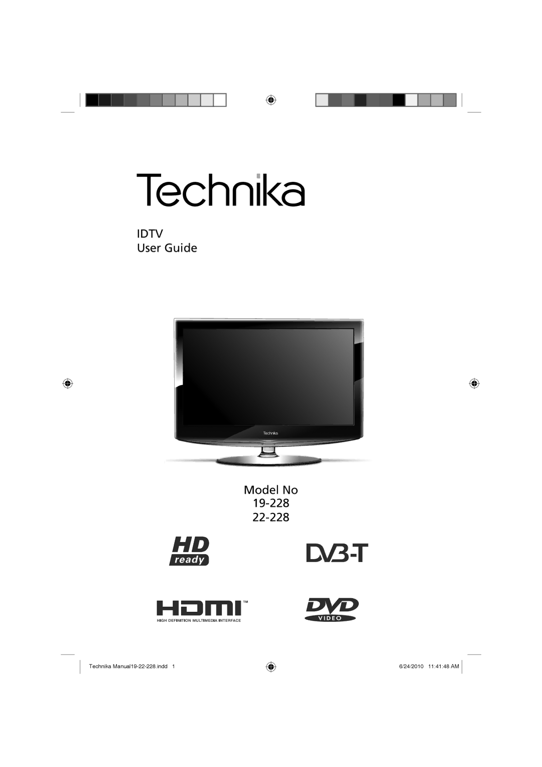 Technika 22-228, 19-228 manual Idtv 