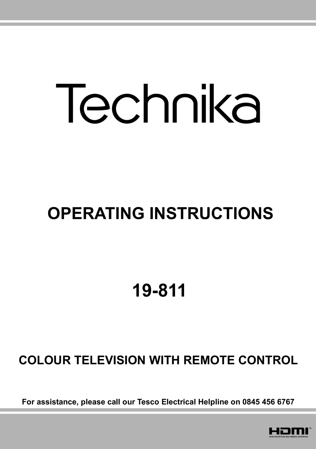 Technika 19-811 manual 