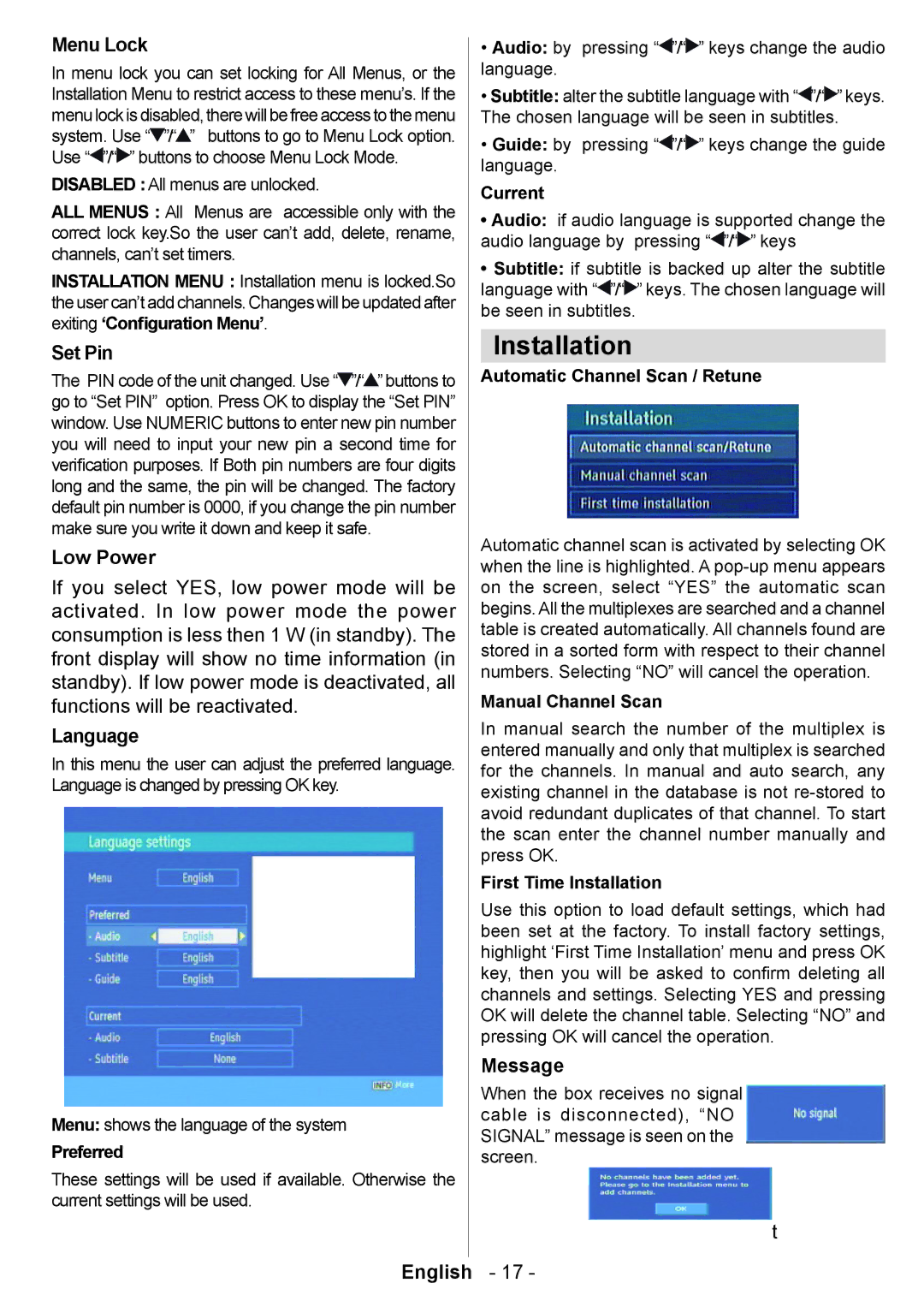 Technika 320Gb T835 user manual Installation 